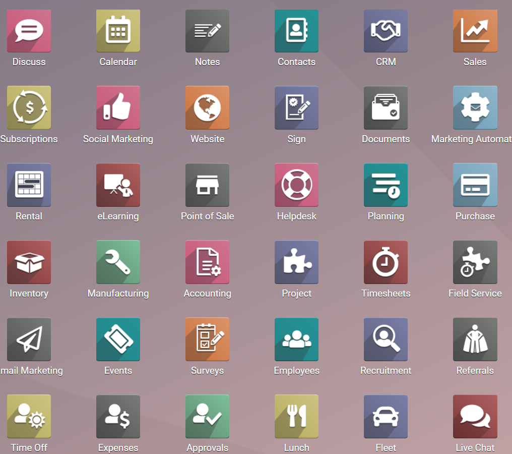 Key features of Odoo ERP Software