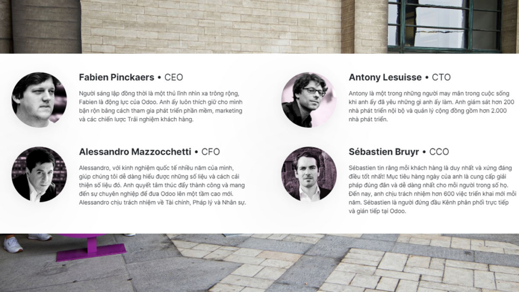 Team of Odoo